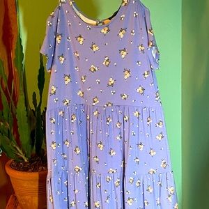 Forever 21 Floral T-Shirt Dress